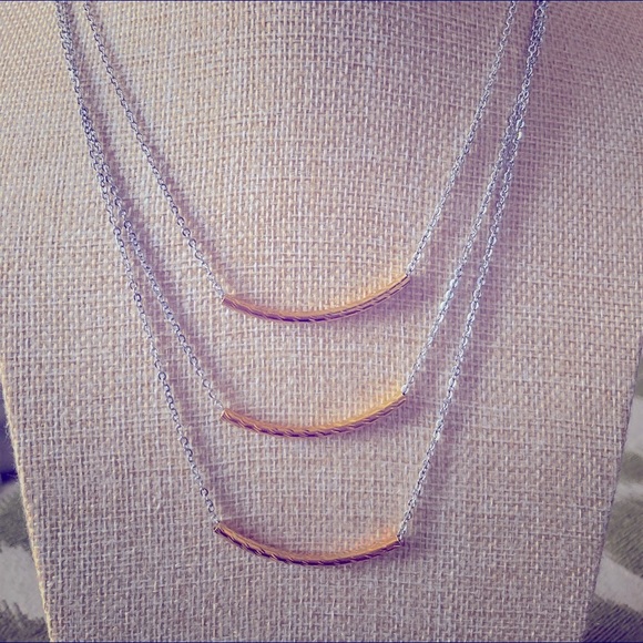 Handmade layered necklace - Picture 1 of 4